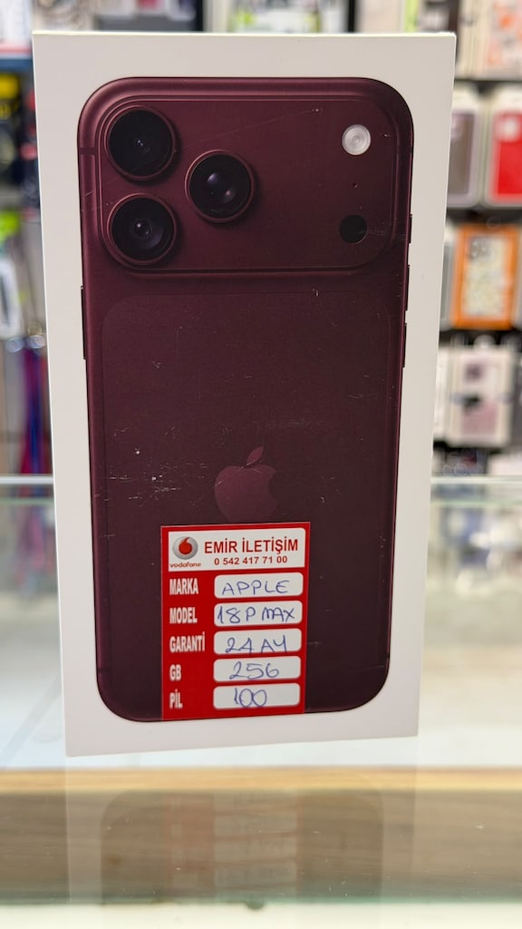 18 PRO MAX 256 GB KAPALI KUTU 24 AY GARANTİLİ - 6
