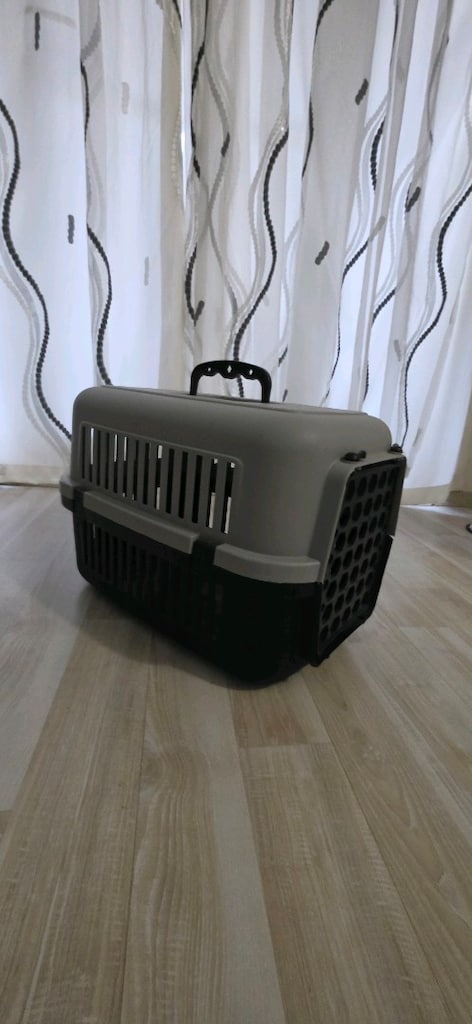 gri kedi köpek taşıma çantası - 2