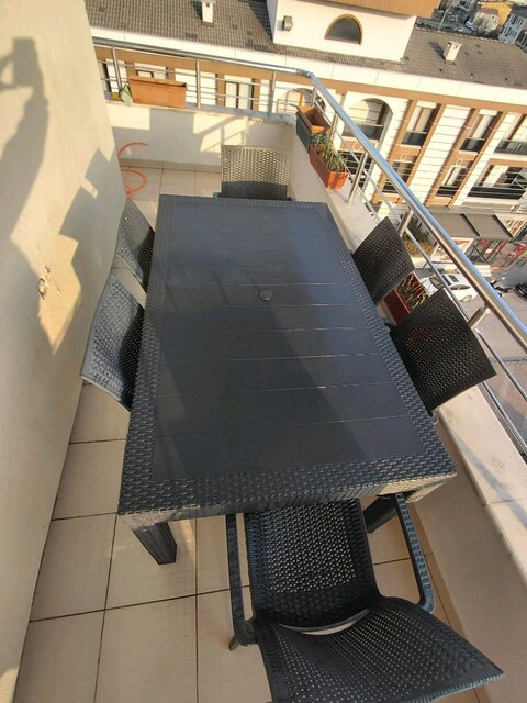 balkon ve bahce masa 6 sandalye takımı