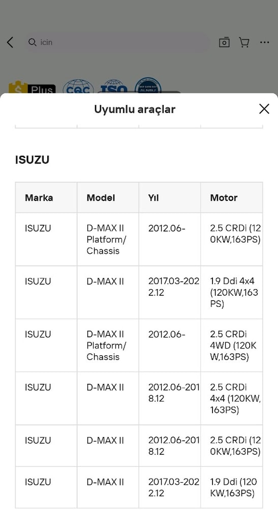 MİTSUBİSHİ L200-ISUZU-TOYOTA EURO 6 MAZOT OTOMATİK YAKIT FİLİTRESİ - 8