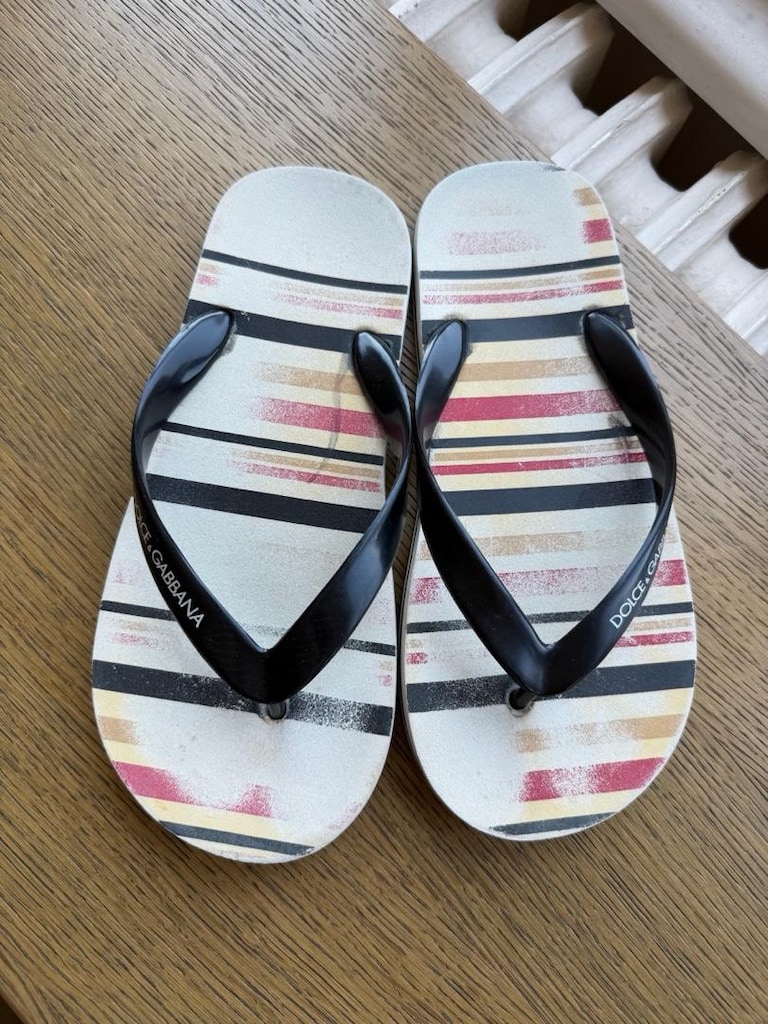 Dolce&Gabbana Parmak Arasi Terlik - 7