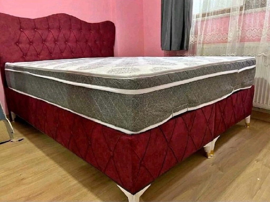 çift kişilik baza başlık yatak - 19