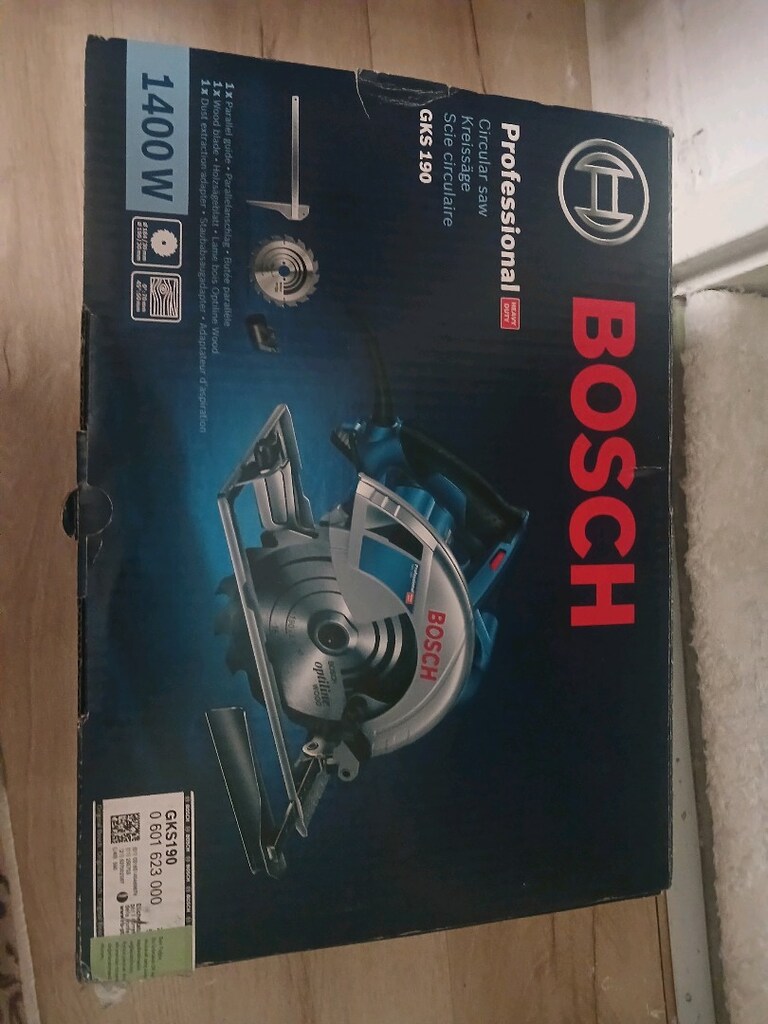 Bosch Professional GKS 190 1400W Daire Testere – Sıfır / Kullanılmamış - 5