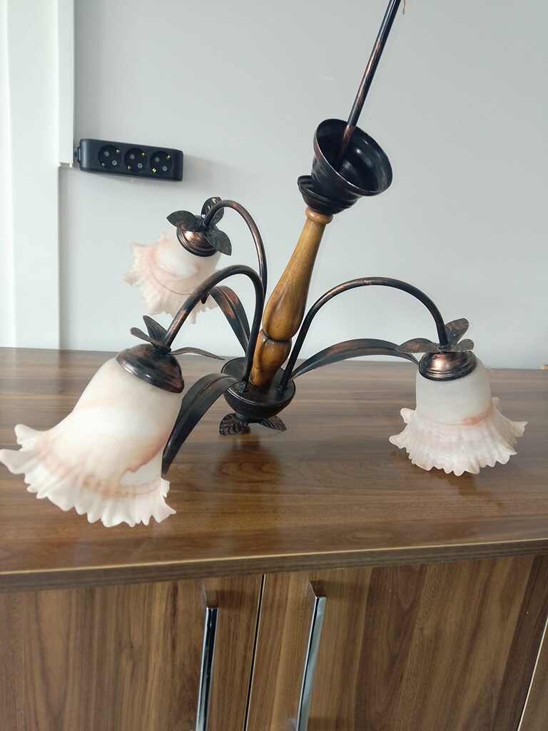 ÚÇLÜ 2 ADET SALON AVİZESİ - 2