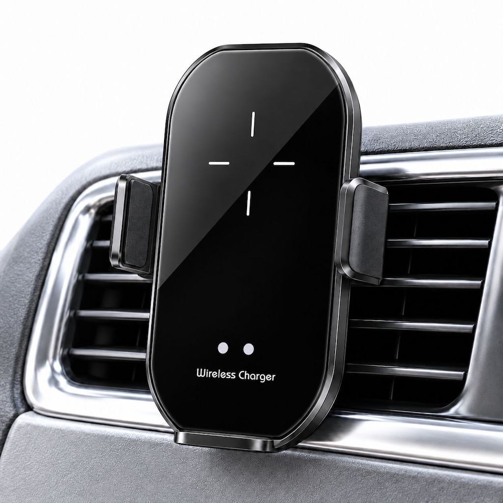 A7 15W Wireless Şarjlı Araç Telefon Tutucu Otomatik Sensörlü - 2
