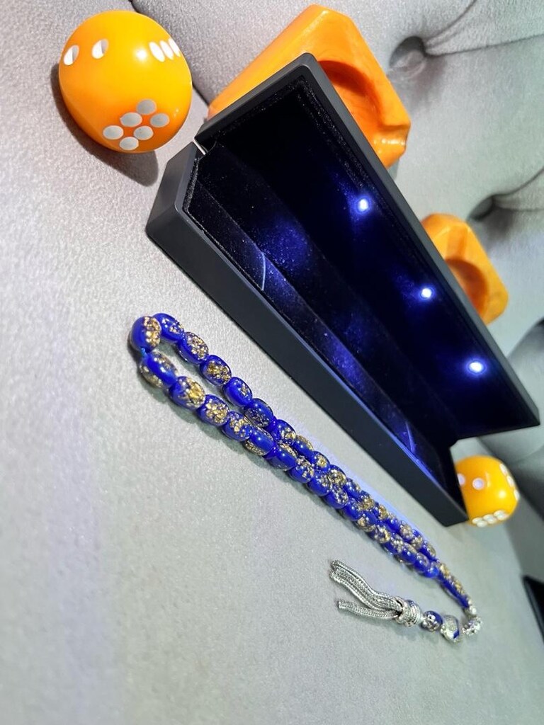 Golden Rosery ‘Aşk Raconsaldır’Tesbihidir Lacivert - 7