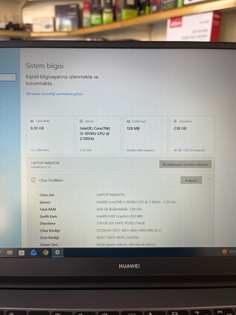 Huawei D 15 Notebook - 2