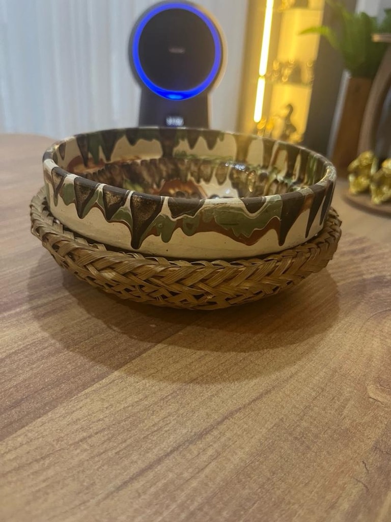 seramik kase ve hasır - 4