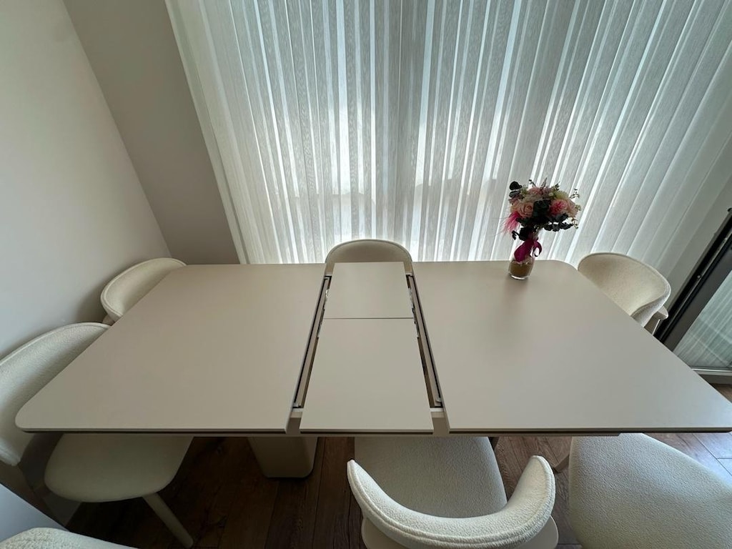 Modern/Bohem Açılabilir Yemek Masası Takımı / Sıfırdan Farksız - 3