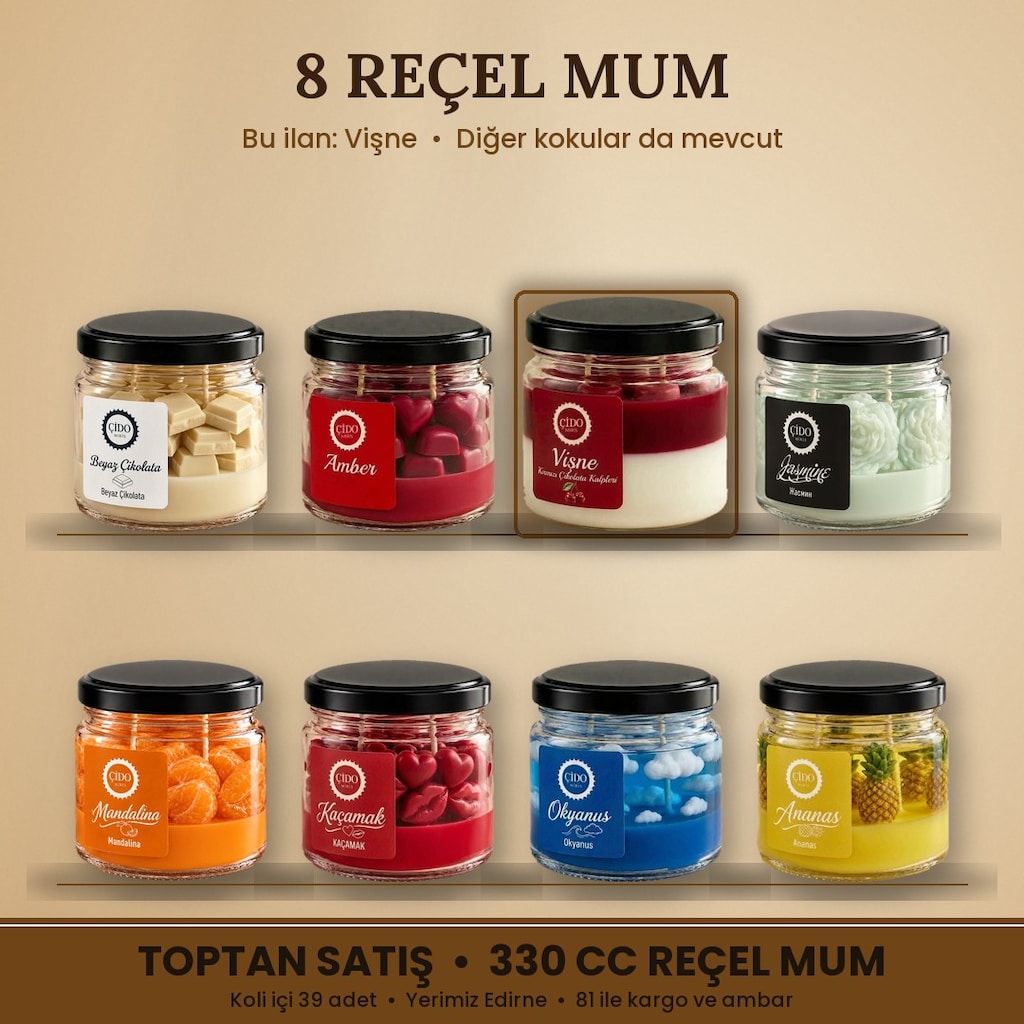 KOKULU MUM 330CC VİŞNE ÇİDO MİRİS ORİJİNAL - 3