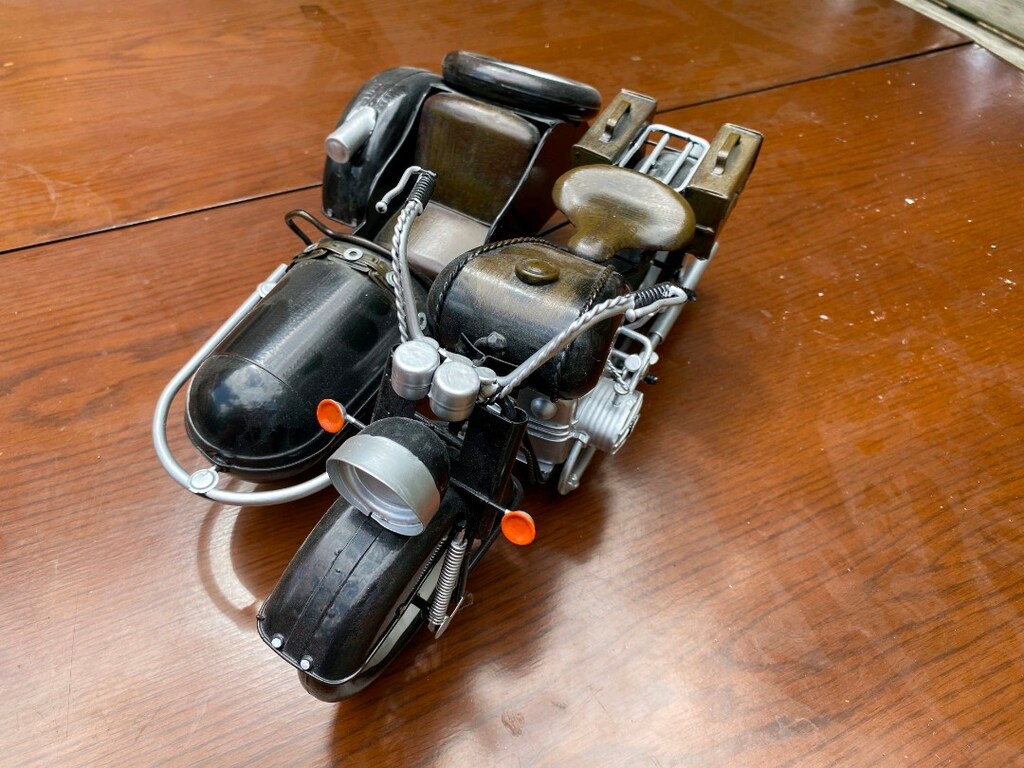 YENİ SEPETLİ METALİK MOTOR 32 cm uzunlukta - 6