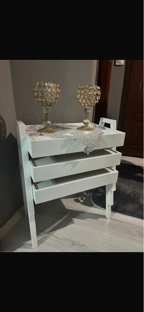 üçlü zigon sehpa
