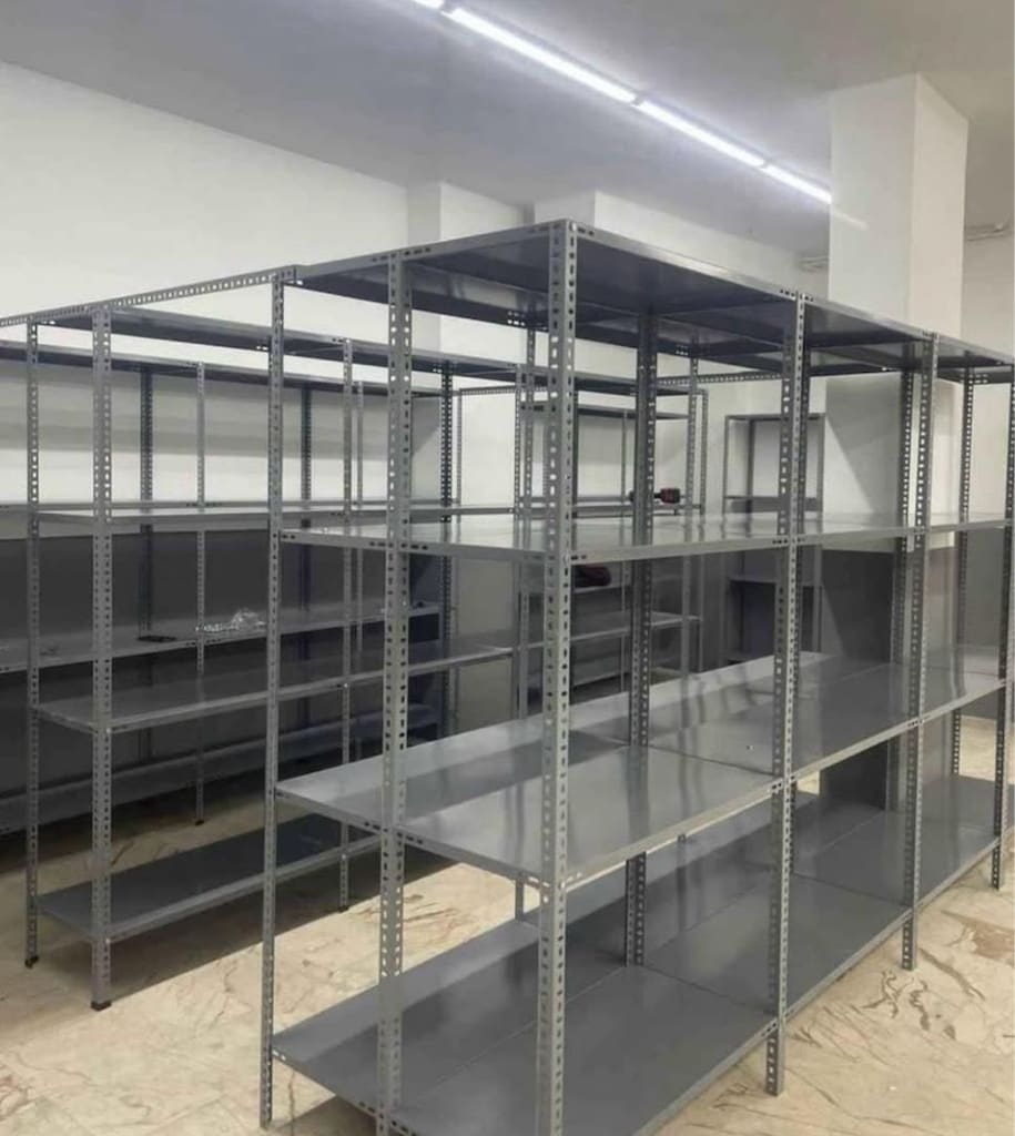 İMALATTAN ÇELİK RAF, DEPO,ARŞİV RAFI 31*93 2 METRE YÜKSEKLİK, 4 KATLI