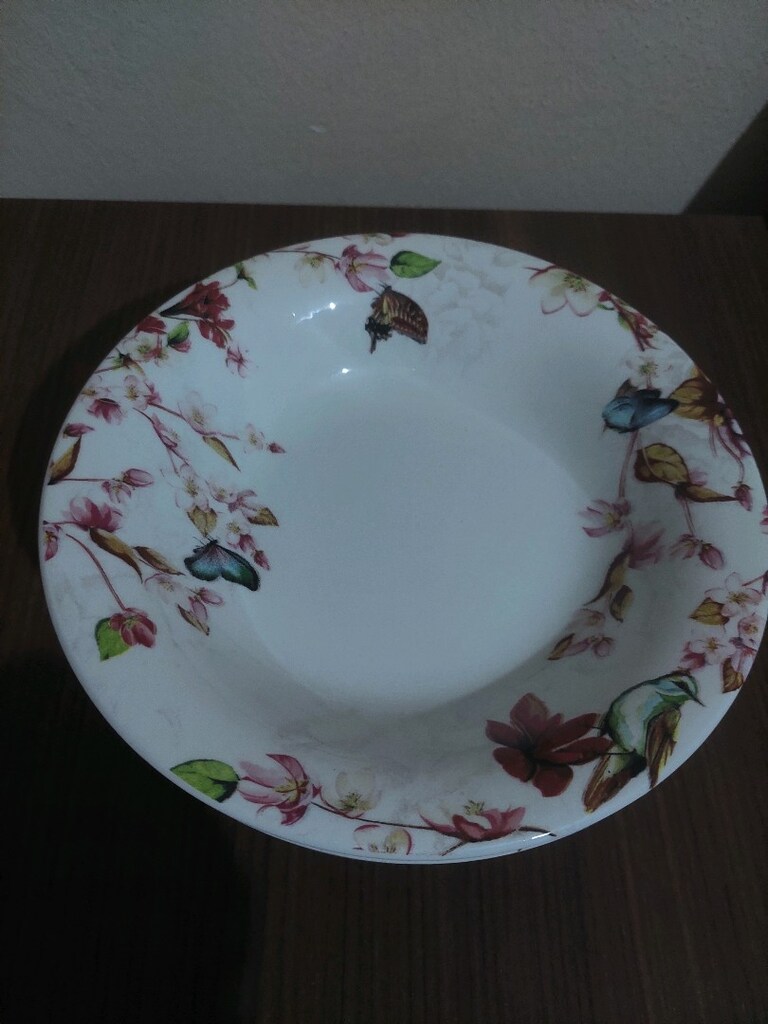 sıfır 6 büyük boy yemek tabağı 6 adet kase - 10