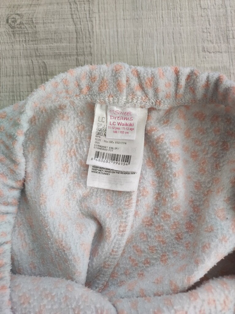 11-12 yaş kız çocuk pijama takımı - 8
