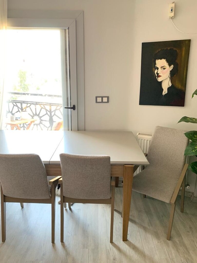 açılabilir alfemo masa ve 4 sandalye - 2