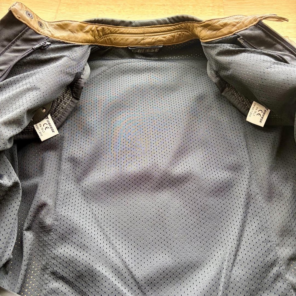 Dainese G. Stripes Evo C2 Deri Mont-50 Beden-Sıfır Kondisyon - 5