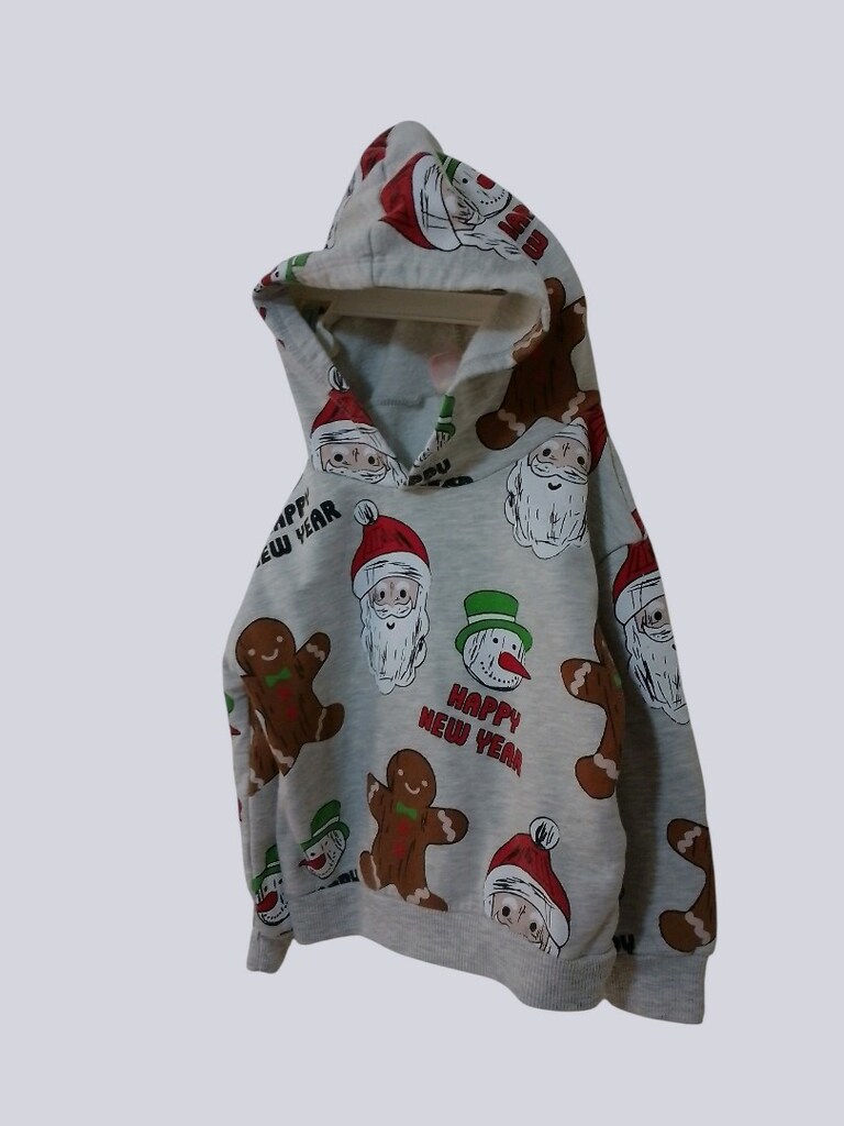 Koton Baby Yılbaşı Temalı Kapüşonlu Sweatshirt (24-36 Ay) - 2