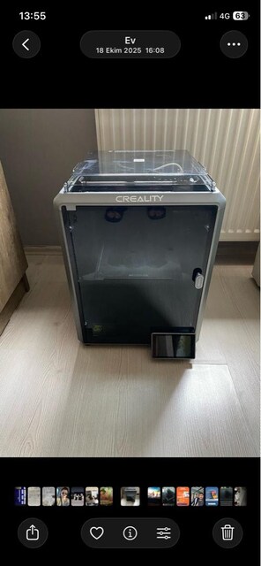 3d yazıcı creality k1
