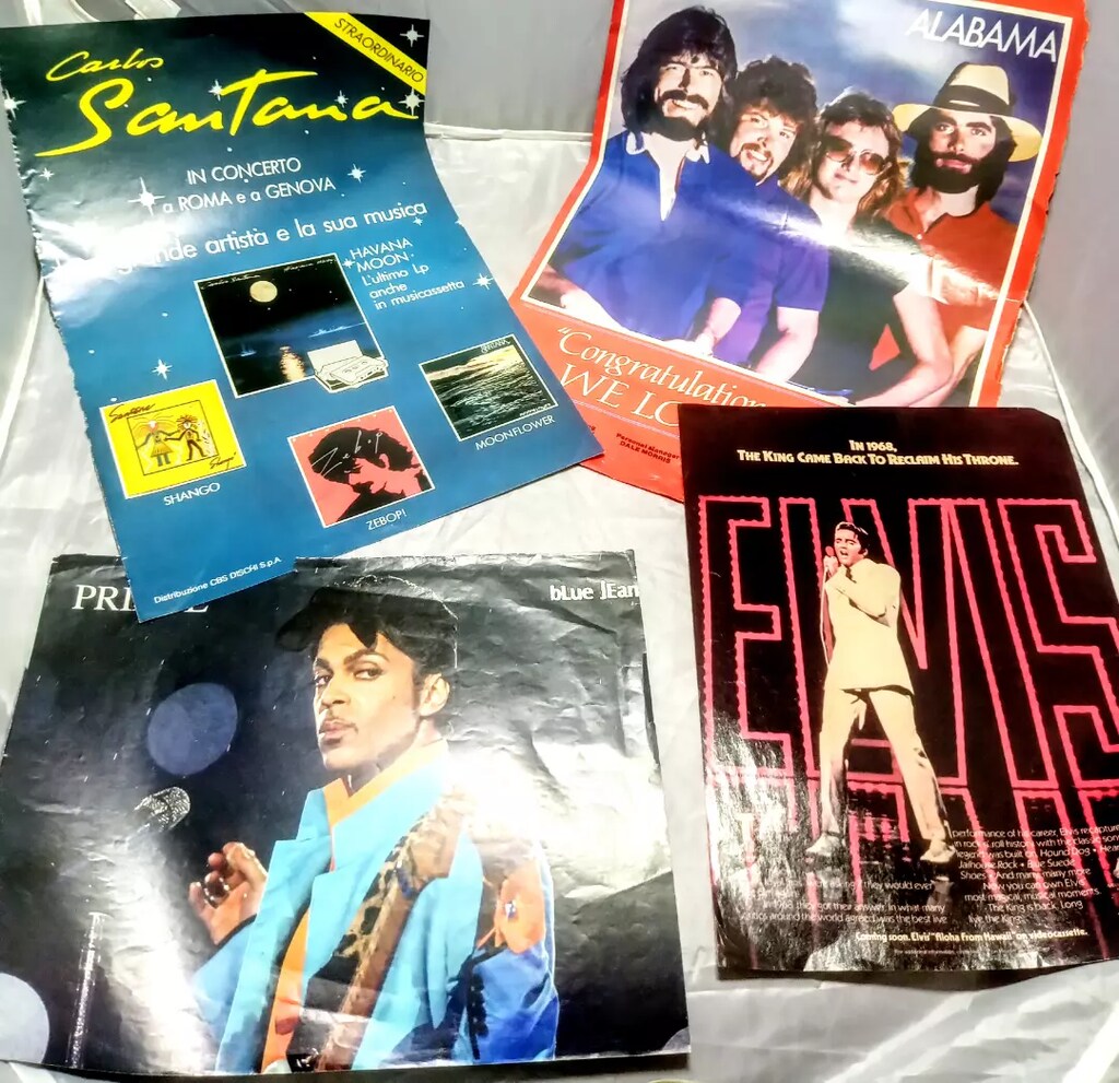 Vintage ve Eski dönem pop rock posterleri - 10