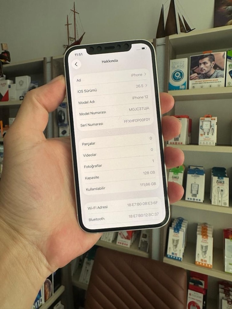 12 128 Gb hatasız pil 88 değişensiz işlemsiz tr cihaz tertemiz - 6