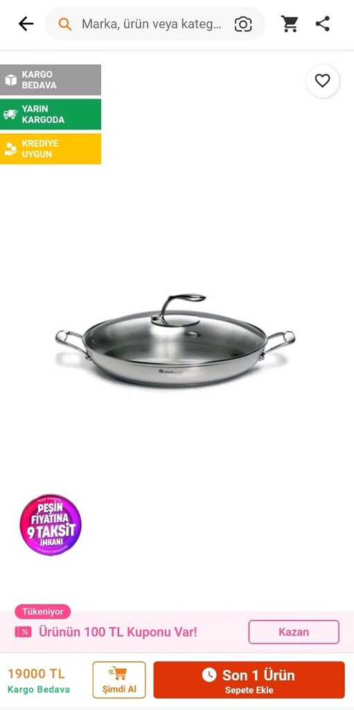 Tupperware Paslanmaz Çelik Kapaklı Tencere - 8