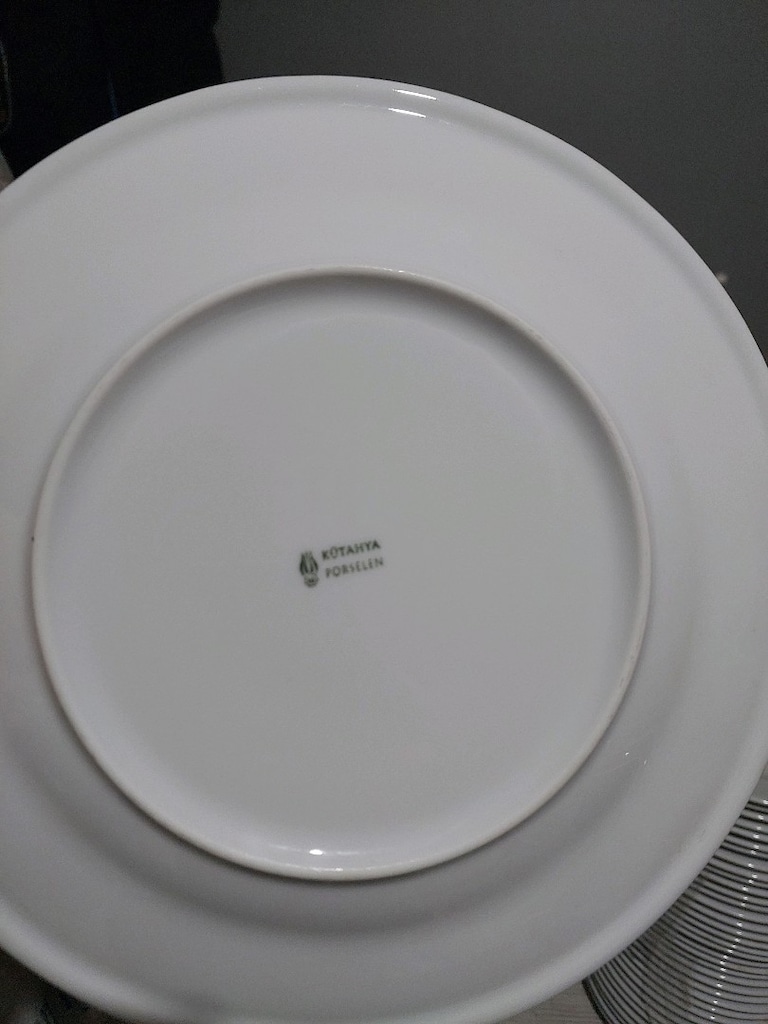 TANE 150tl...101 adet kütahya porselen servis tabağı 27cm - 2