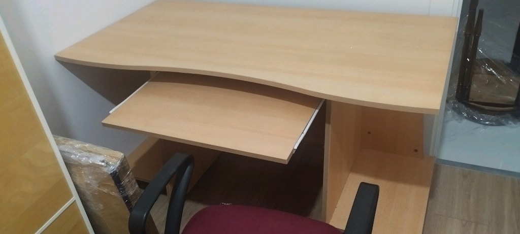 bilgisayar raflı çalışma masası ve sandalyesi - 2