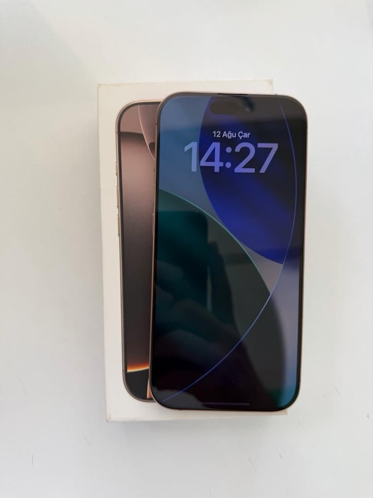 İPHONE 16PRO 128GB 12AY GARANTİ 10/10 HATASIZ FUL ORJİNAL PİL 91 - 2
