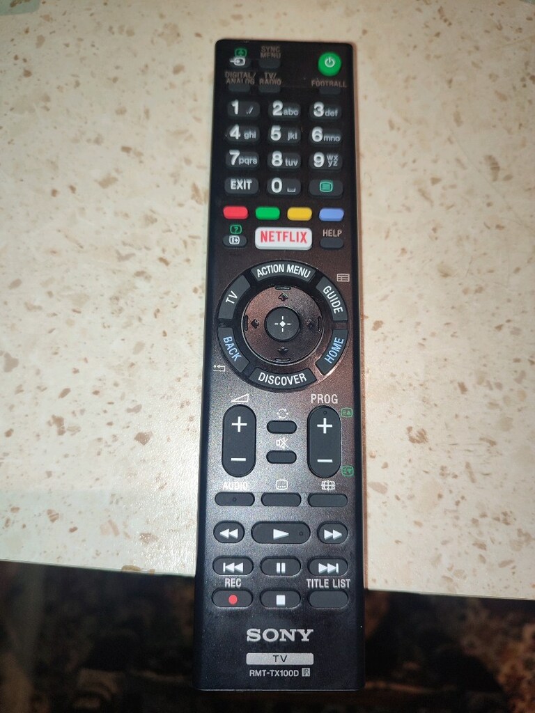 SONY TV RMT-TX100D KUMANDA - 6