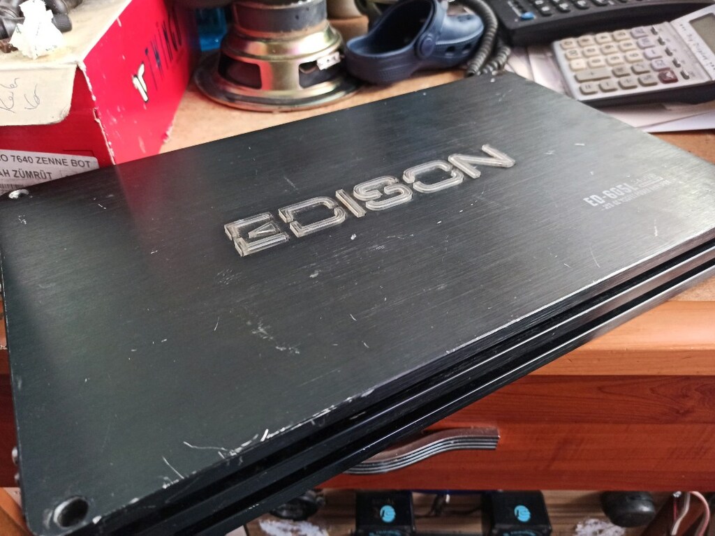 eski seri Edison 5 kanal oto anfi sorunsuz çalışır durumda mono ve ste - 7