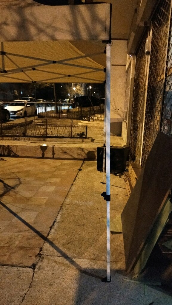 3X3 katlanabilir çardak 4 cephe kapalı fermuarli su geçirmez krem renk - 12
