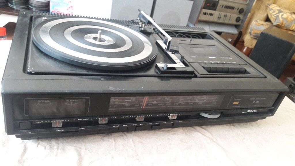 ALMAN MARS MÜZİK SETİ PİKAP KASET RADYO PLAKÇALAR TEK ÇIKIŞ BOZUK BAKI - 6