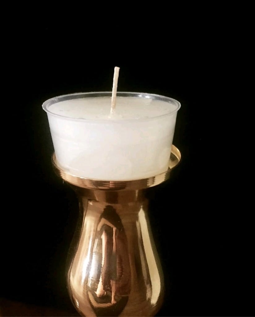 Beyaz 9 Saat Yanan Büyük Boy Tealight Mum - 4