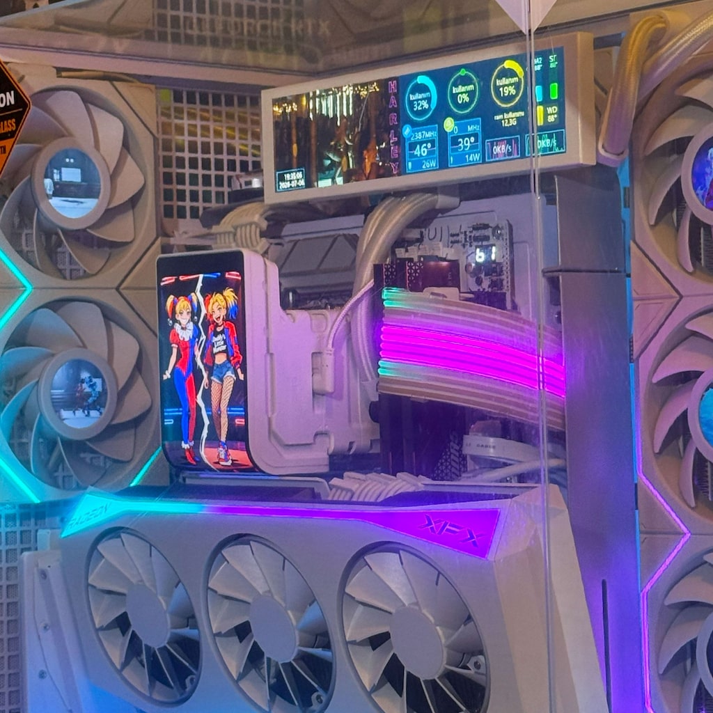 ULTRA PERFORMANS BEYAZ SETUP (Ultra 7 265K & RX 9070 XT) - 8