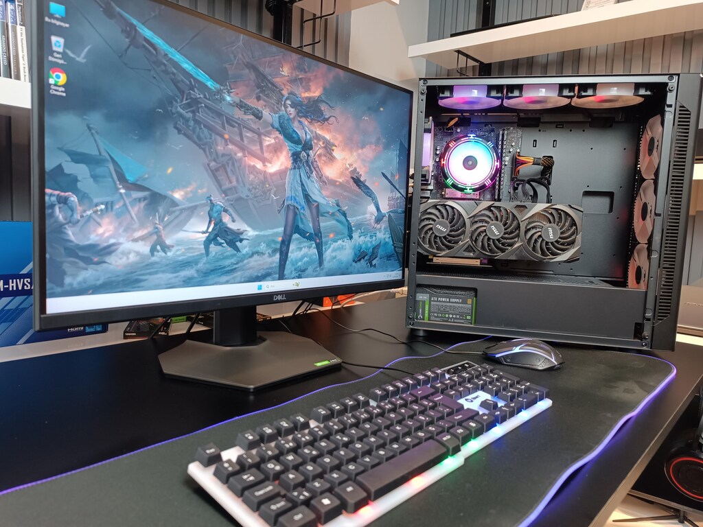 FULL SET ÜST SEVİYE |RTX 3070 8GB E.K/İNTEL İ5 11400F CPU/512GB SSD/16 - 3