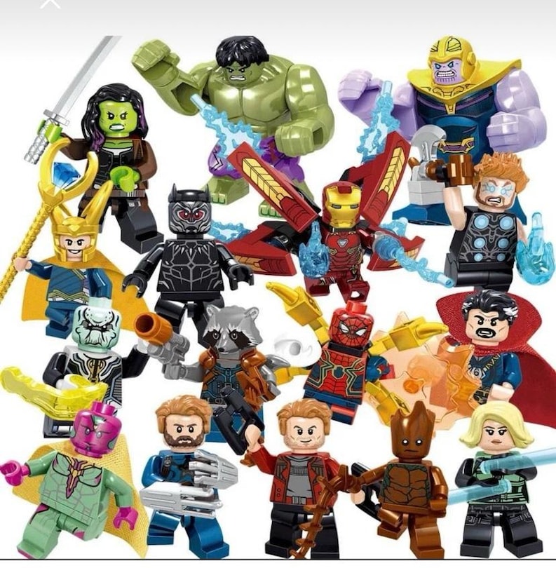 Lego Marvel Black Widow Minifigürü - 6