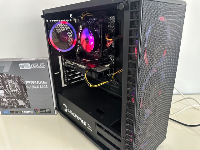 İntel 12100f ve Rtx 2060 6 gb ddr5 oyun bilgisayarı