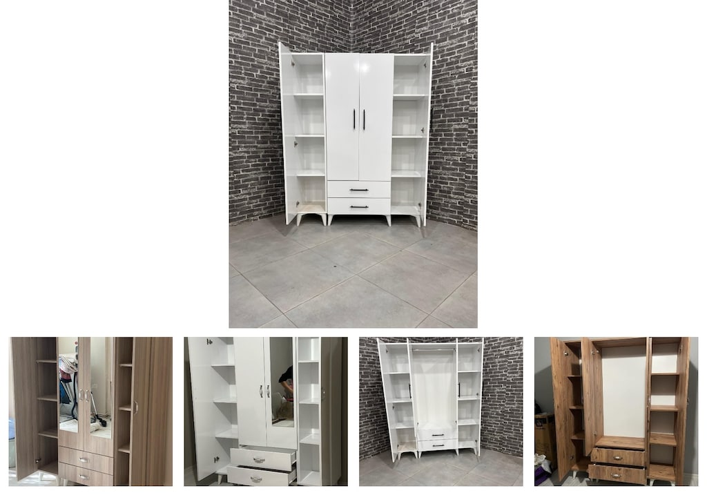 4 kapaklı elbise dolabı thonjhclpj - 2