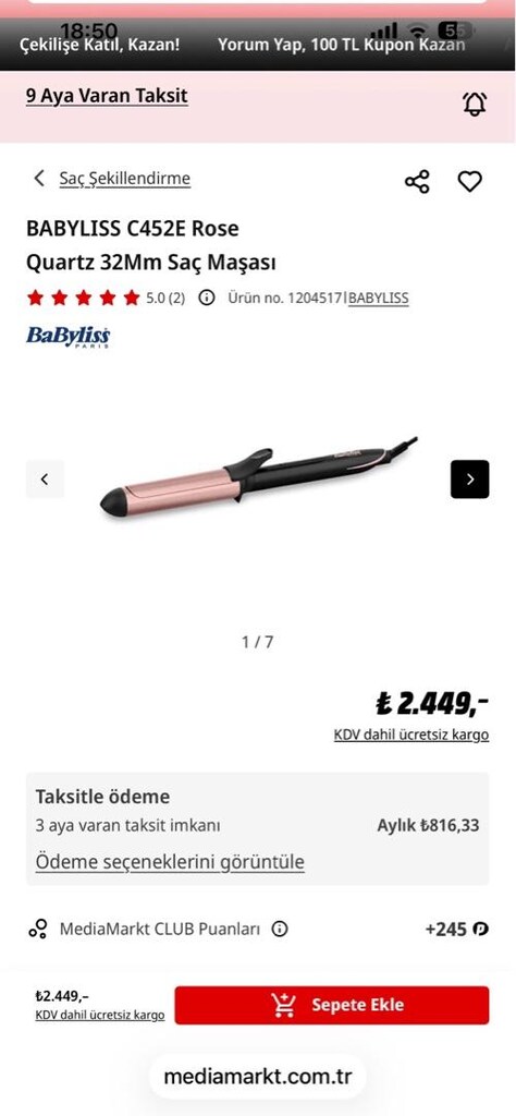Babyliss saç maşası - 4