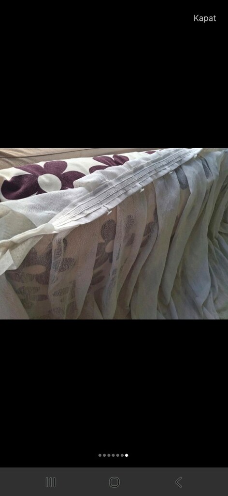 Bohem tarzında, sütlü kahve hafif ve yumuşak dokulu perde,EN140CM,Boy - 7