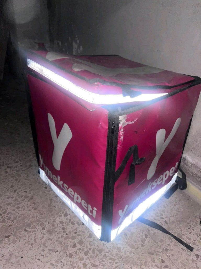 yemek sepeti çanta punc ve Honda dio kızaklı çanta demiri - 2