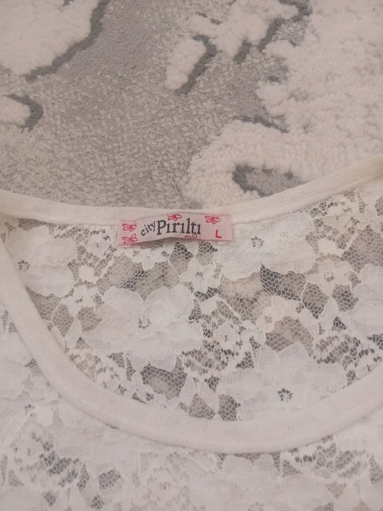 keten kot yuksel bel pantolon ve puskullu buluz - 6