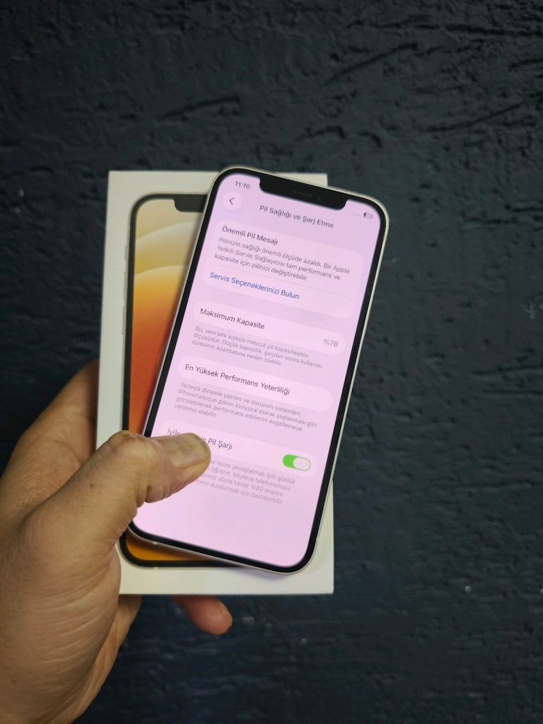 YURTİÇİ İPHONE 12 128 GB TERTEMİZ - 2