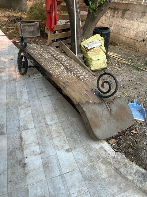 ahşap tarihi bahçe dekoru