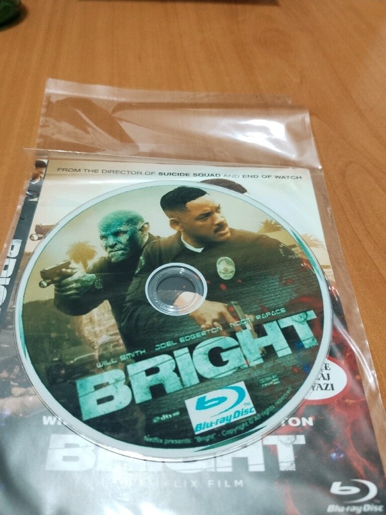 YENİ PAKETİNDE ORJİNAL BLU - RAY FİLM ( BRİGHT ) - 3
