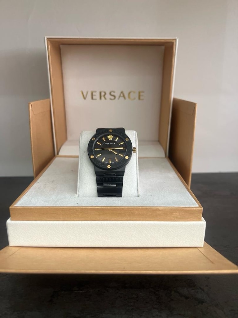 Sıfır Versace Saat - Çift Renk (VE6C)