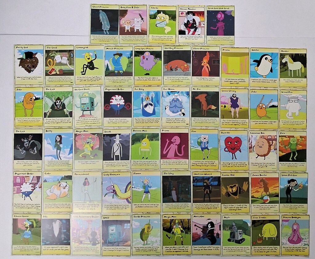 İngilizce Adventure Time Card Wars Hero Destesi 55 Kart - 2