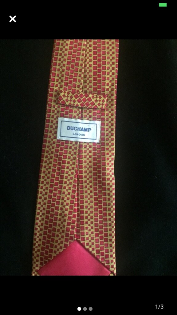 Duchamp ipek kravat.