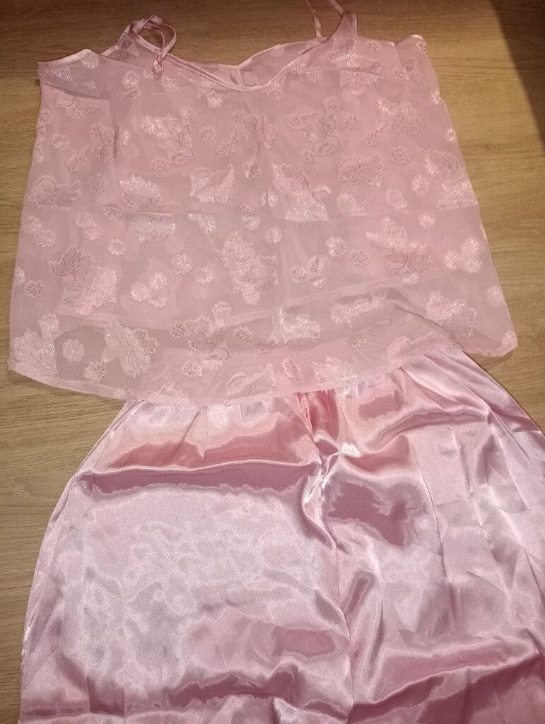 Kadın Pembe Midi Vintage Sabahlık, - 9
